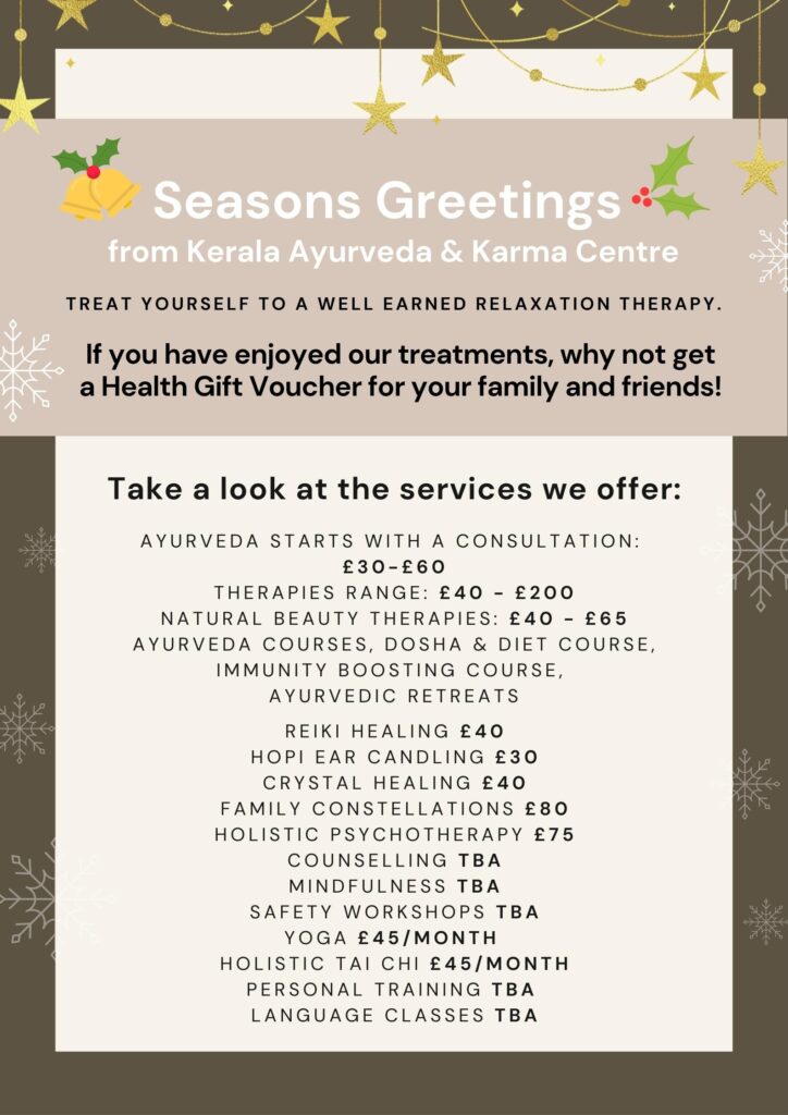 Karma Centre - Seasons greetings 
